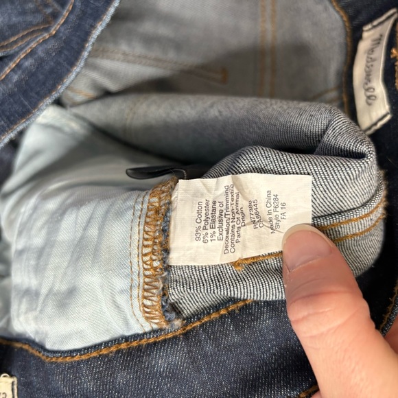 Madewell cali demi boot jeans 26 - Picture 5 of 5